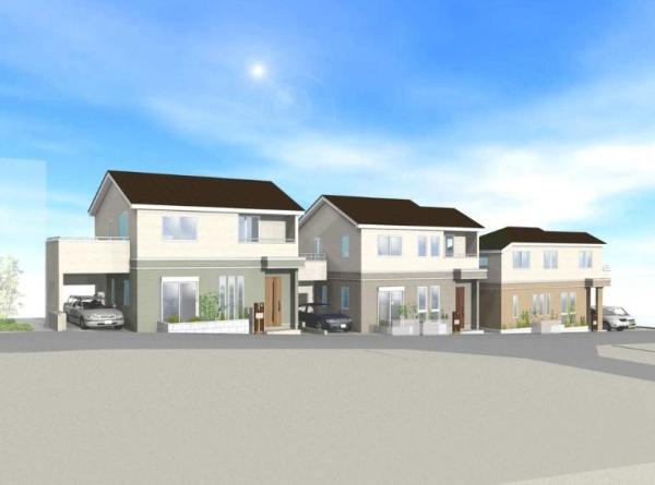 【A号棟】緑区新築戸建ビルトイン車庫ルーバル