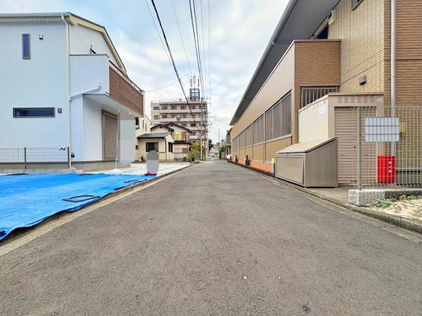 【3号棟】相模原市新築戸建2台駐車可LDK21帖(前面道路含む現地写真)