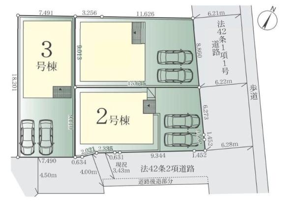 【3号棟】藤沢市新築戸建2台駐車可LDK21帖