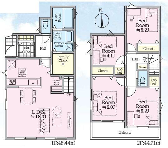 【3号棟】金沢区新築戸建ZEH水準省エネ住宅LDK18帖