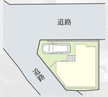 泉区新築戸建角地ルーフバルコニー