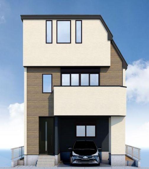 【1号棟】大田区新築戸建WICビルトイン車庫床暖