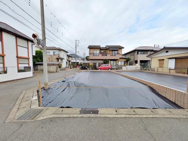 【A区画】藤沢市売地建築条件無し角地陽当り◎