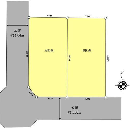 【B区画】藤沢市売地建築条件無し陽当り◎