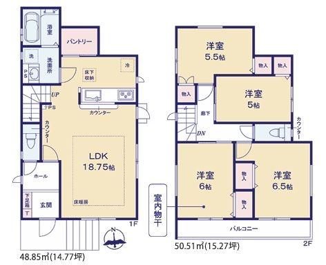 【1号棟】金沢区新築戸建パントリー床暖房駅3分
