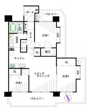 クレアガーデン麻生台【角部屋ペット飼育可】