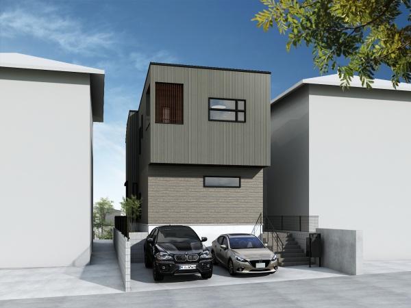 旭区新築戸建2台駐車可LDK21帖WIC南面道路