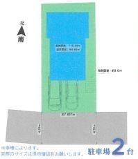 旭区新築戸建2台駐車可LDK21帖WIC南面道路