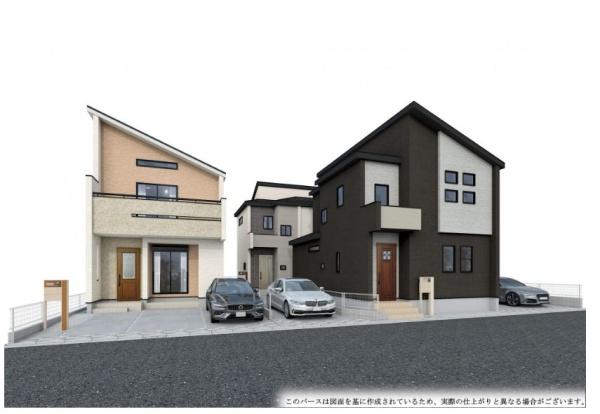 【1号棟】藤沢市新築戸建2台駐車可LDK21帖ロフト