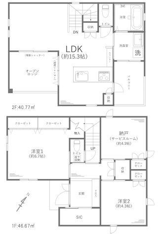 茅ヶ崎市中古戸建SICオープンロッジ納戸