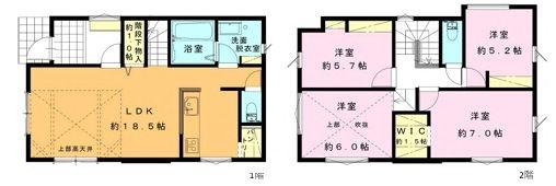 【C号棟】海老名市新築戸建2台駐車可WIC