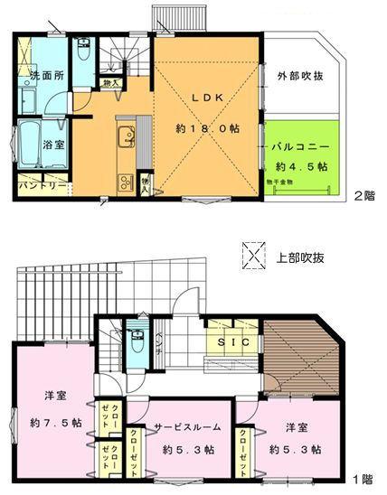 【A号棟】藤沢市新築戸建SICパントリー納戸