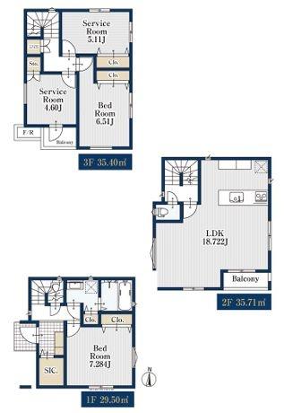 【1号棟】大和市新築戸建駅徒9分SIC