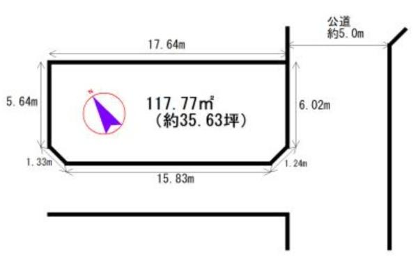 藤沢市売地建築条件無し更地渡し