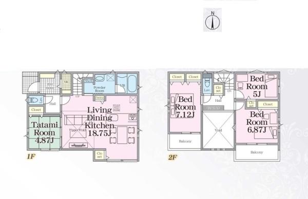 【12号棟】鶴見区新築戸建大型分譲地LDK18帖