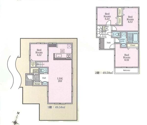 【B号棟】保土ヶ谷区新築戸建SIC 20帖リビング♪