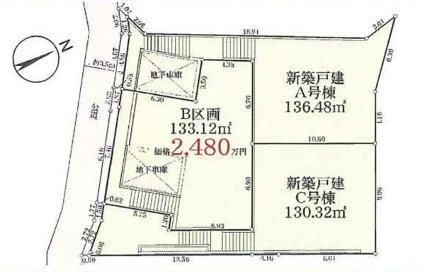 【C号棟】旭区新築戸建2路線利用可SIC電動シャッター
