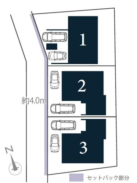 【1号棟】横浜市都筑区　カースぺ2台　ロフト　パントリー