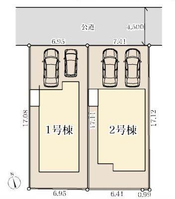 【2号棟】瀬谷区新築戸建2台駐車可長期優良住宅