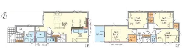 【1号棟】座間市新築戸建駅徒9分WIC