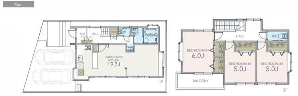 泉区中古戸建2台駐車可リフォーム