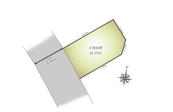 横浜市磯子区滝頭２丁目の土地