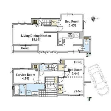 【1号棟】緑区新築戸建納戸駅徒8分LDK18帖以上