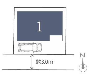 【1号棟】金沢区新築戸建SIC南面道路