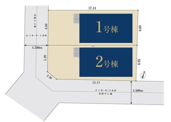 【1号棟】南区新築戸建2台駐車可ワイドバルコニー
