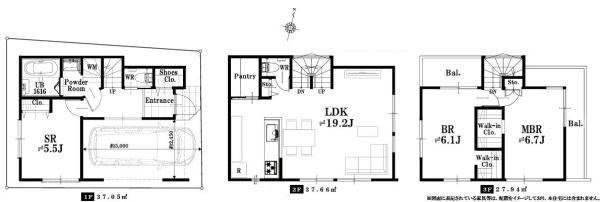 【A号棟】鶴見区新築戸建ビルトイン車庫LDK19帖