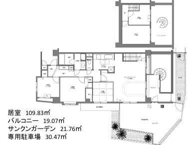 クレッセント武蔵新城イースト【庭付メゾネット】