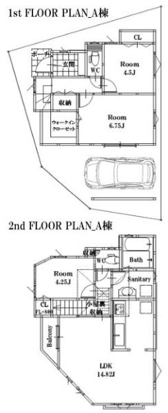 【A号棟】港南区新築戸建ビルトイン車庫徒6分
