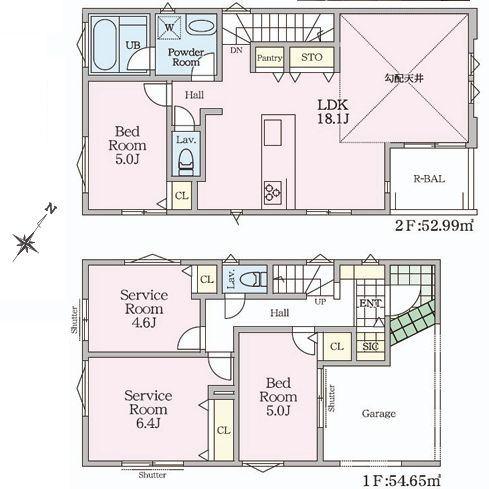 【1号棟】藤沢市新築戸建ビルトイン車庫SIC