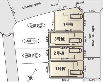 【4号棟】藤沢市新築戸建ビルトイン車庫
