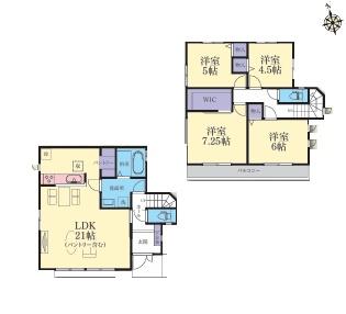 【C号棟】瀬谷区新築戸建2台駐車可LDK21帖