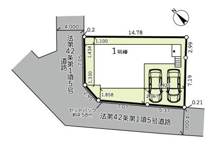 【1号棟】旭区新築戸建2台駐車可LDK19帖
