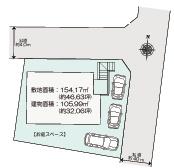 【1号棟】瀬谷区新築戸建3台駐車可LDK20帖WIC