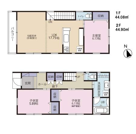 【2号館】鎌倉市新築戸建2台駐車可バルコニー