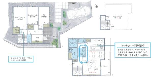 【2号棟】藤沢市新築戸建LDK18帖駅徒3分WIC