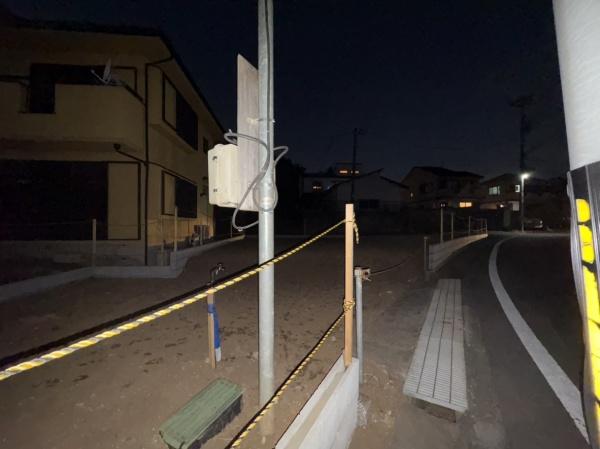 都筑区新築戸建南面バルコニー小屋裏収納