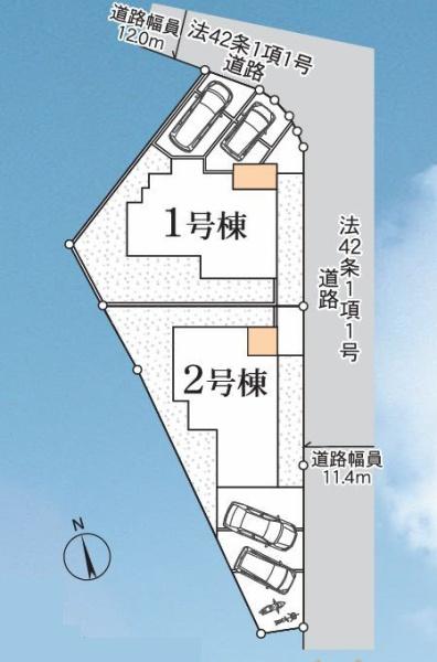 【1号棟】横須賀市新築戸建2台駐車可