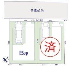 【B号棟】川崎市新築戸建ビルトイン車庫納戸