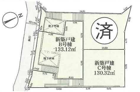 【B号棟】旭区新築戸建パントリーWICSIC