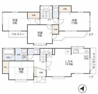 戸塚区中古戸建ウッドデッキ