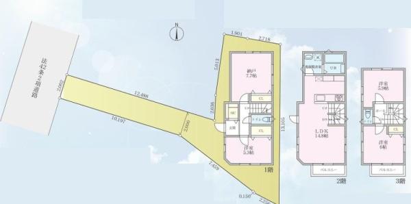 西区新築戸建小中学校歩10分圏内納戸SIC