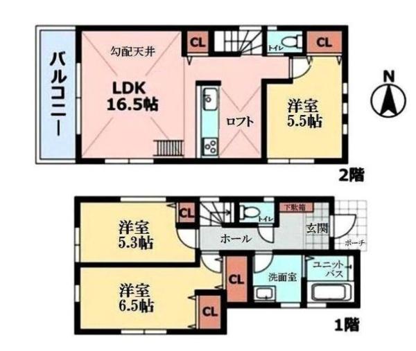 戸塚区新築戸建閑静な住宅街ロフト付き