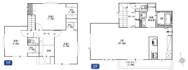 【4号棟】川崎市新築戸建LDK20帖以上2台駐車可