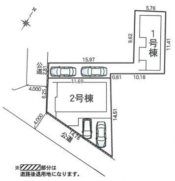 【1号棟】大和市新築戸建2台駐車可納戸宅配ボックス