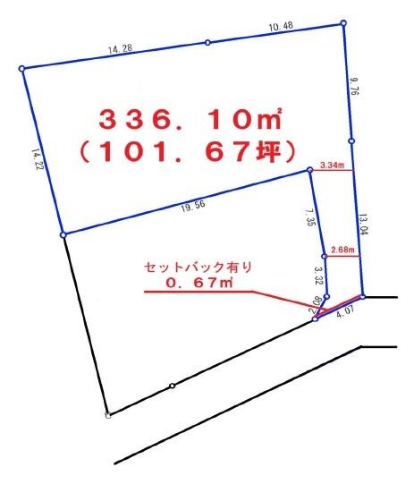 大和市売地建築条件無し更地渡し駅歩8分