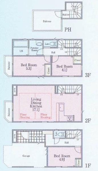 横浜市港北区戸建　菊名駅歩2分　エネファーム　ガレージ付き